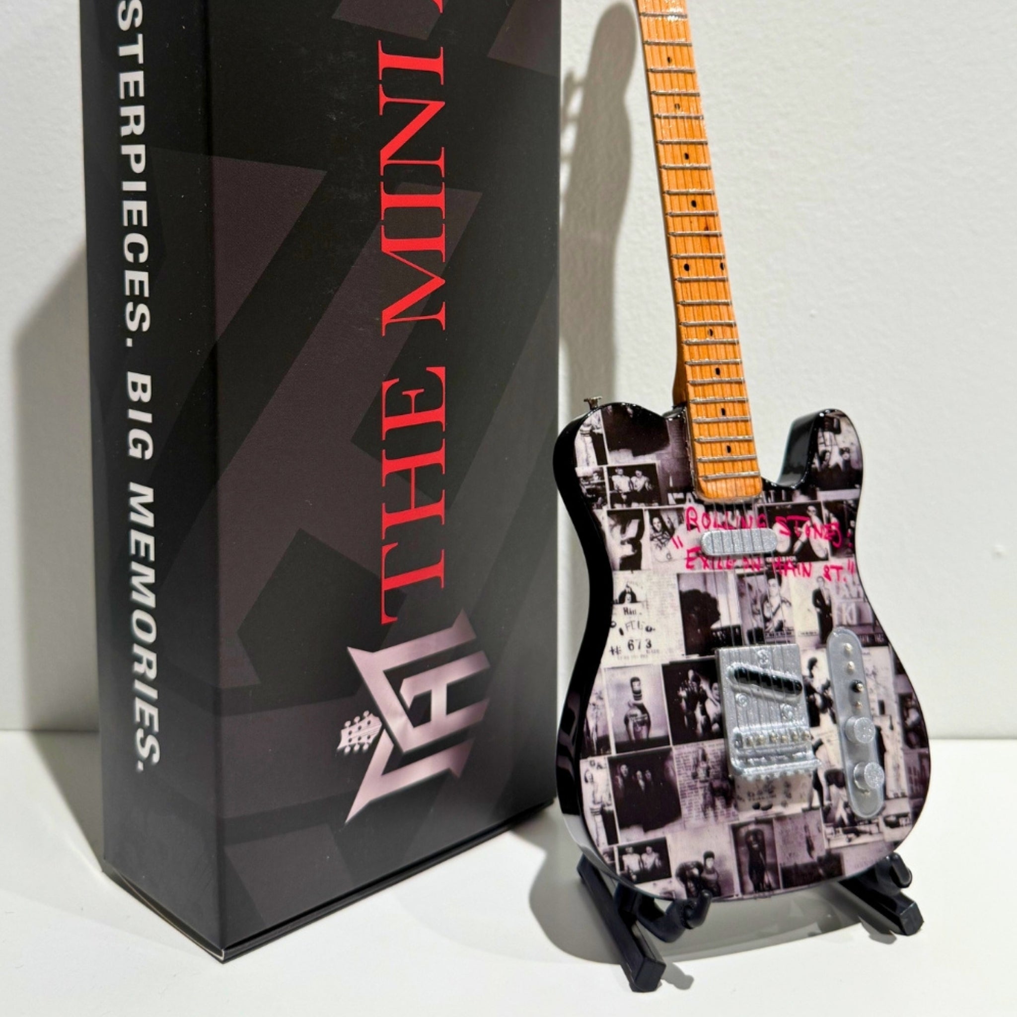 The Rolling Stones "Exile On Main Street" Miniature Guitar