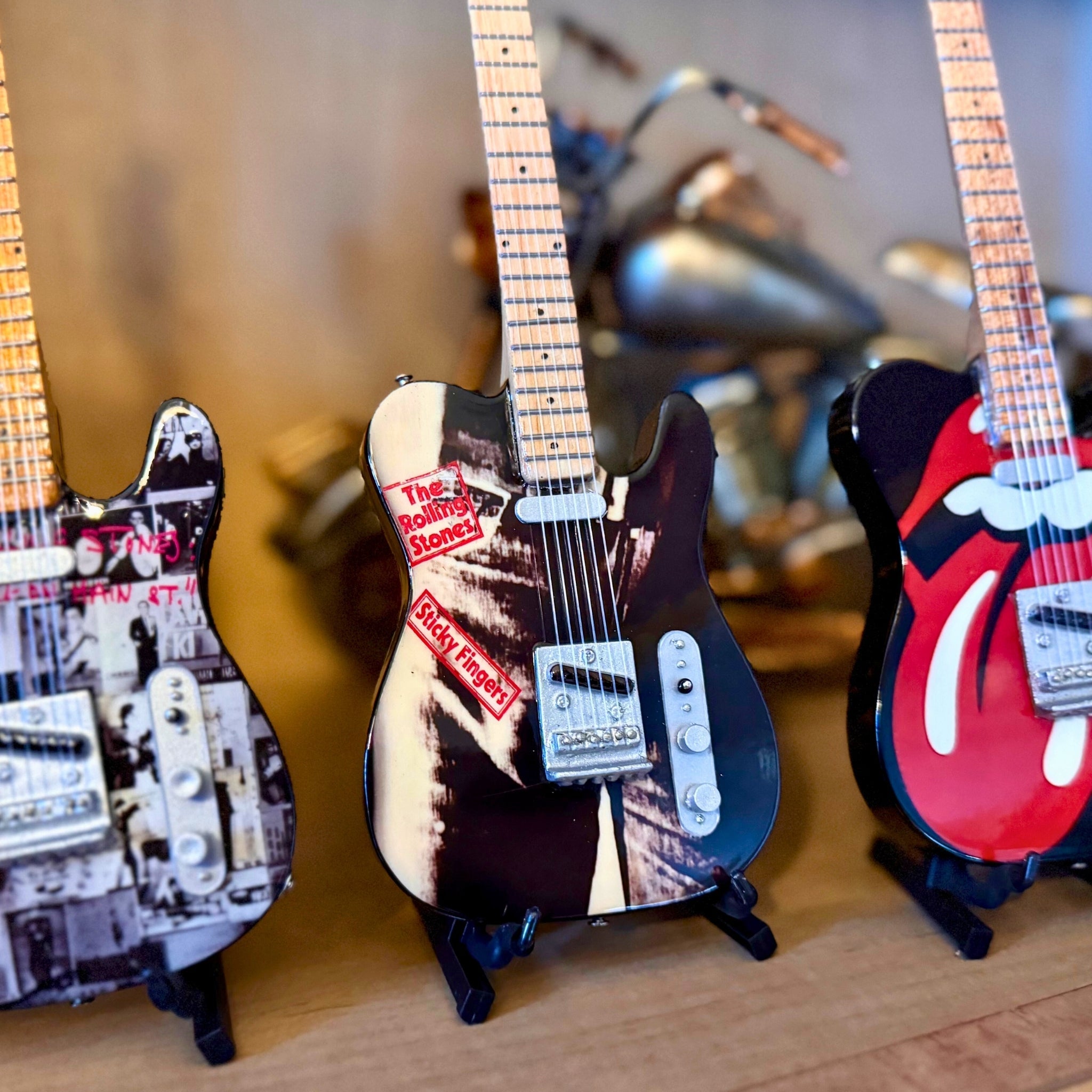 The Rolling Stones Icons Miniature Guitar Set