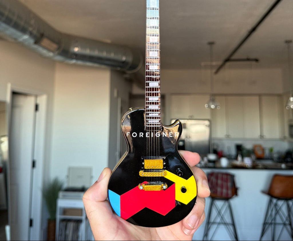Foreigner "Agent Provocateur” Miniature Guitar