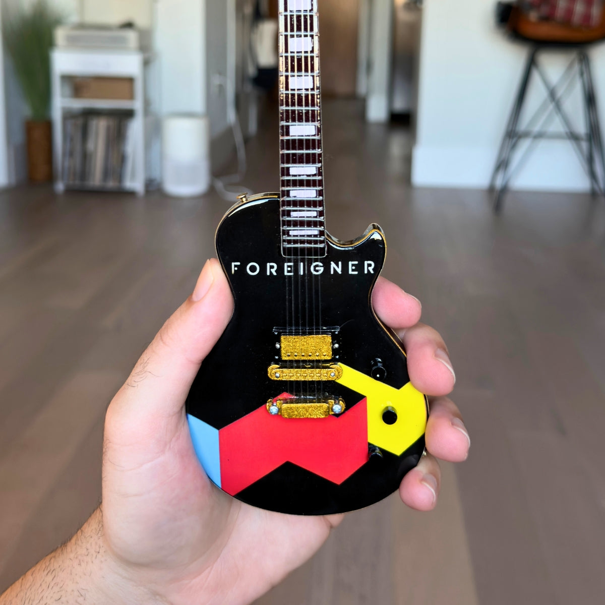 Foreigner "Agent Provocateur” Miniature Guitar