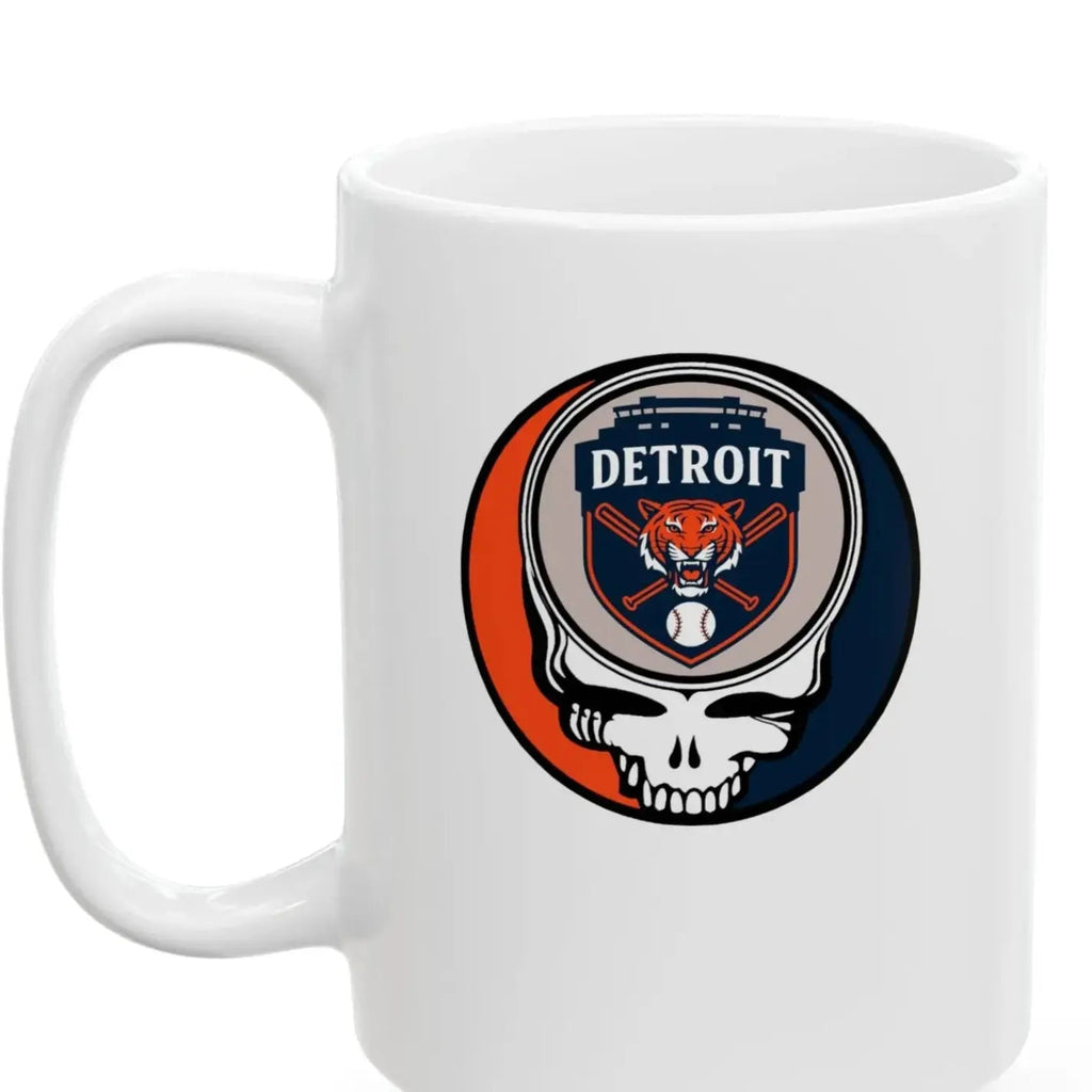Detroit Tigers Original Stealie Grateful Dead Coffee Mug
