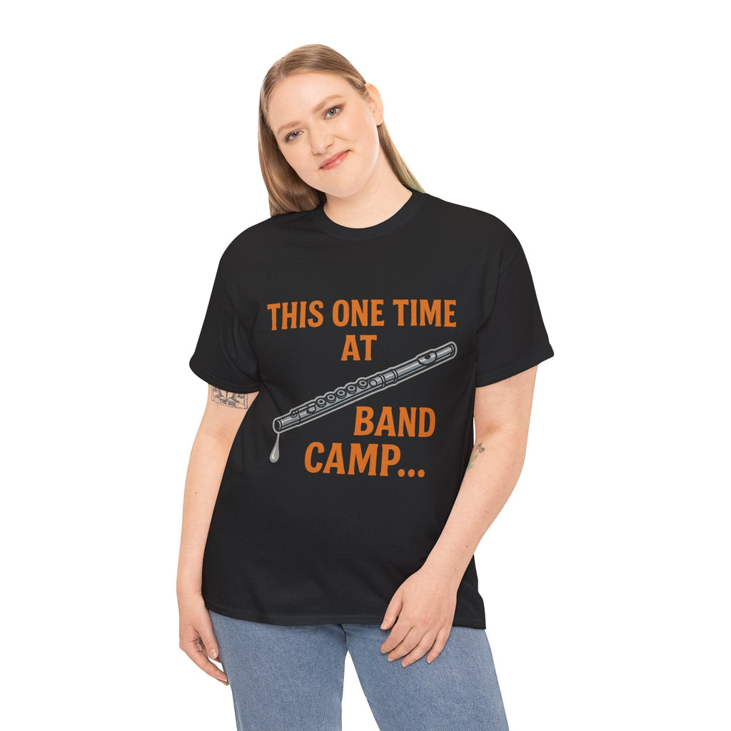 Funny Band Camp T-Shirt, Music Lover Tee, Gift for Musicians, Humor Shirt, Unisex Heavy Cotton Tee