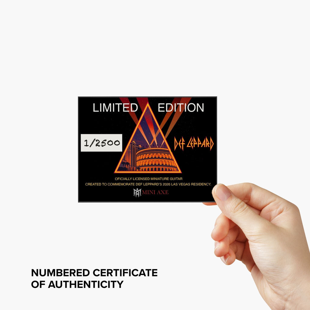 Def Leppard – Live at Caesars Palace, Las Vegas Residency Mini Axe™
