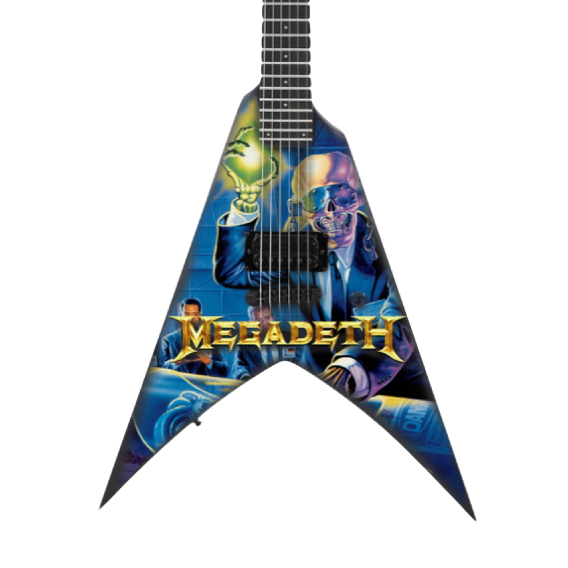 Megadeth Rust In Peace Miniature Guitar