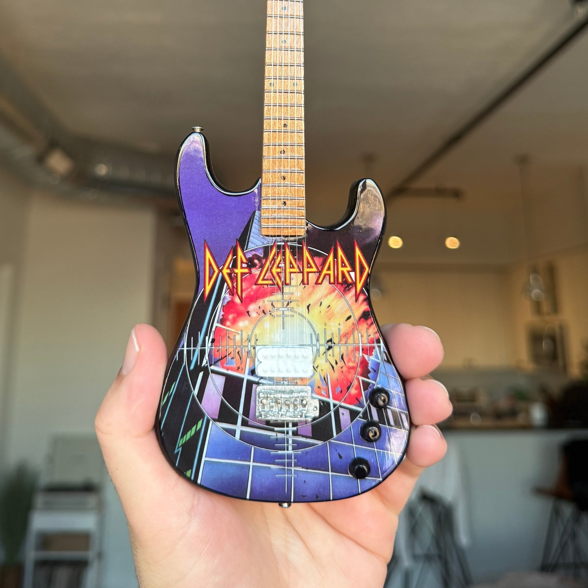 The Complete Def Leppard Miniature Guitar Set – All 6 Official Designs