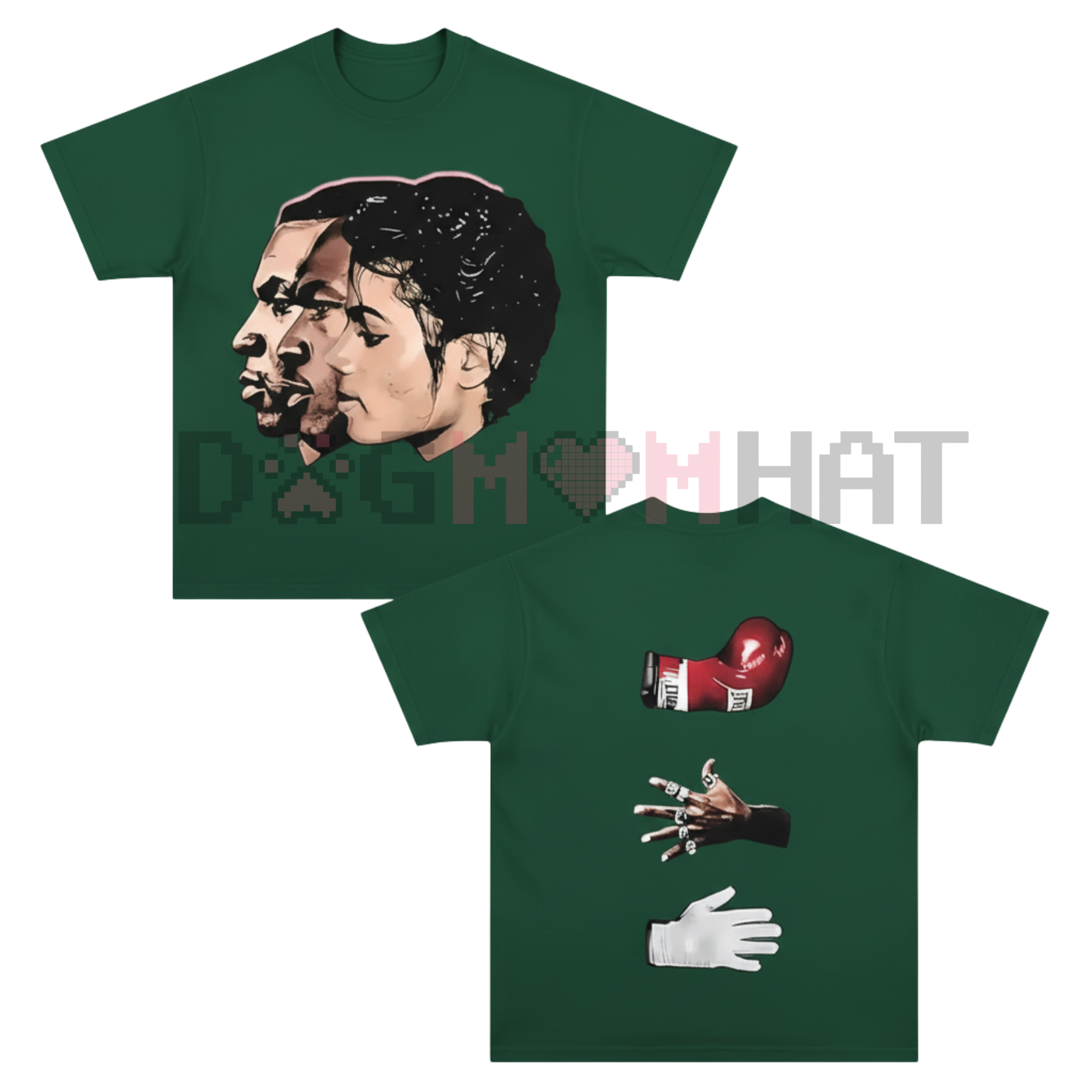 TYSON & JORDAN & JACKSON Graphic Tee – Vintage Big Face Celebrity Tee, Unisex Cotton Sport Top
