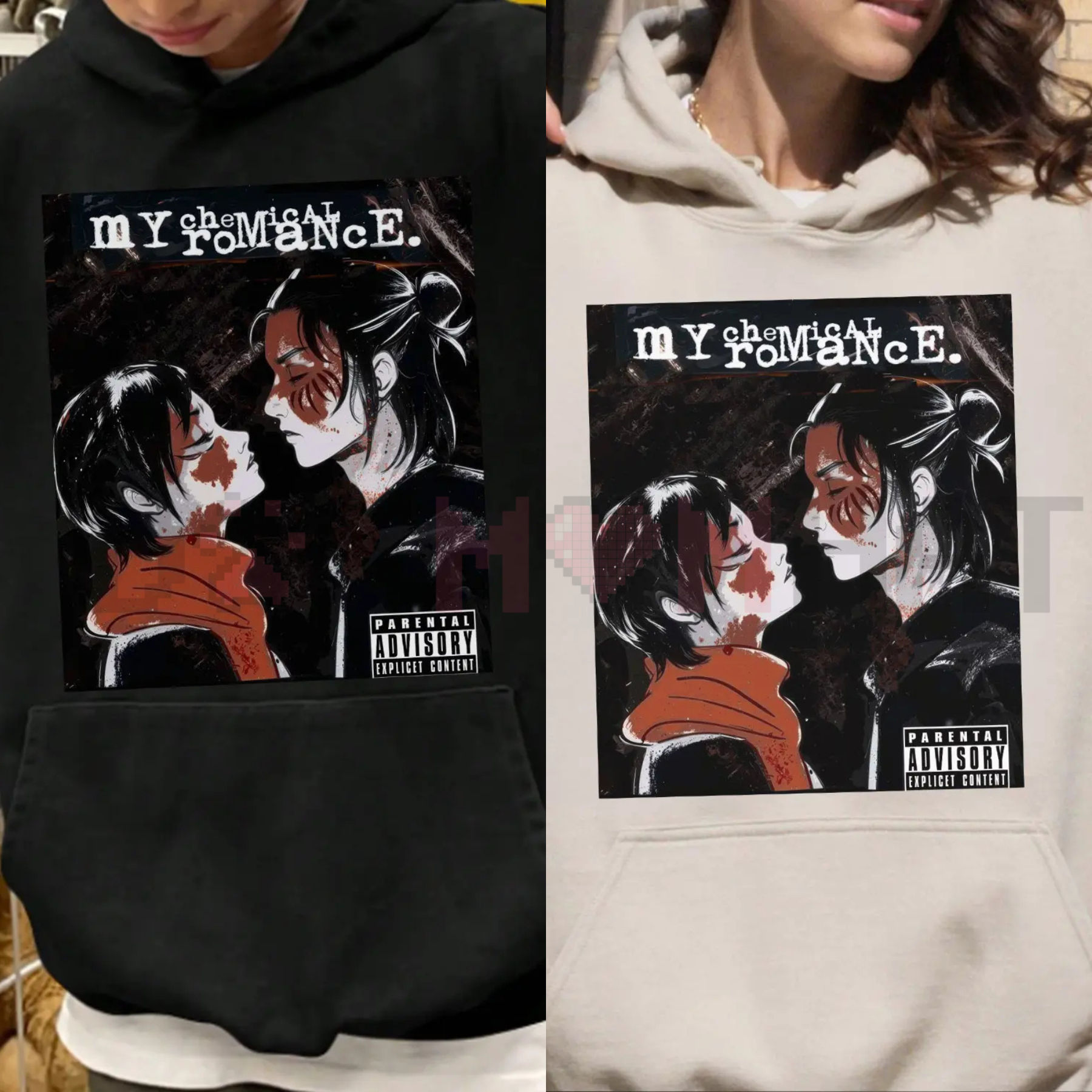 AOT Rock Band Album Cover Hoodie