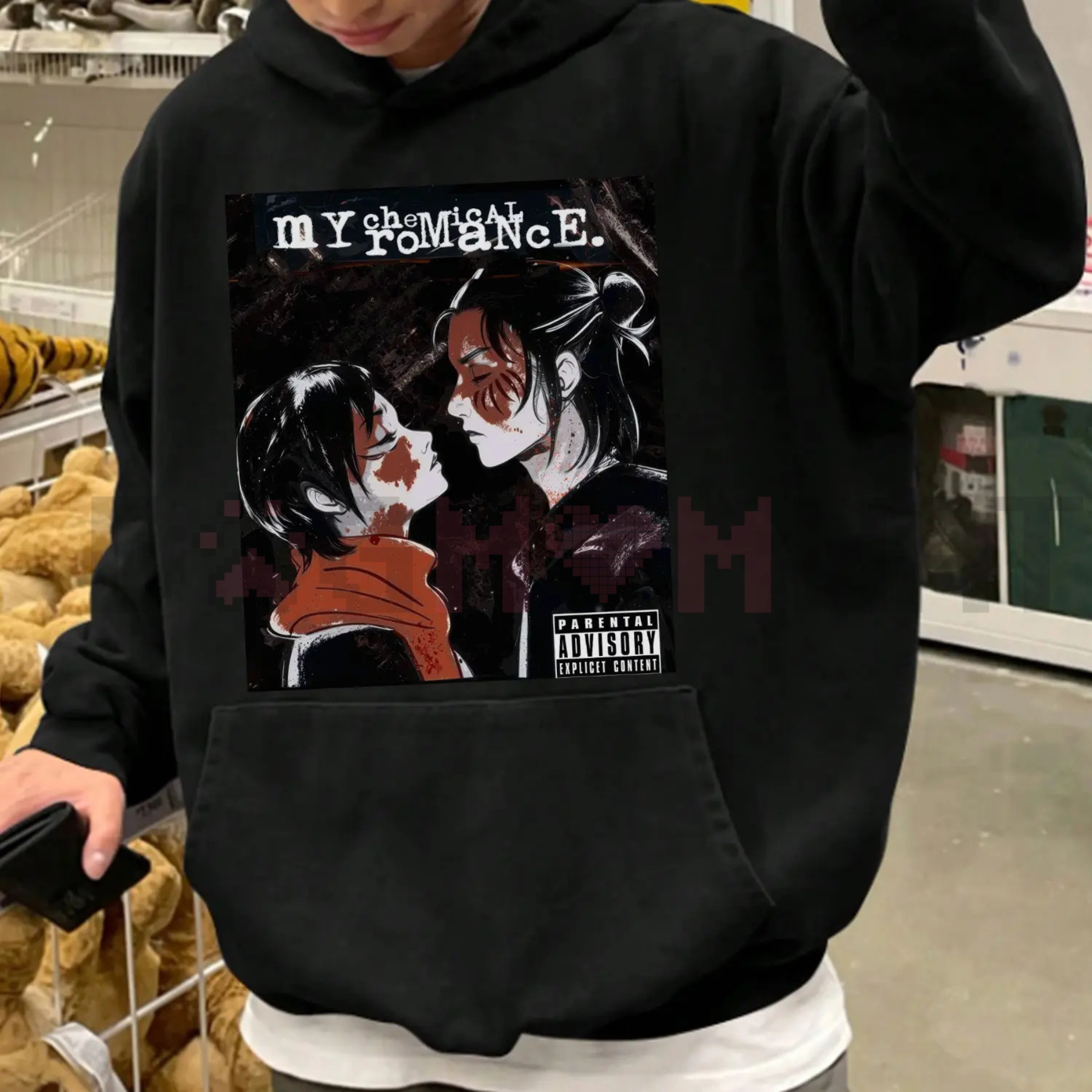 AOT Rock Band Album Cover Hoodie