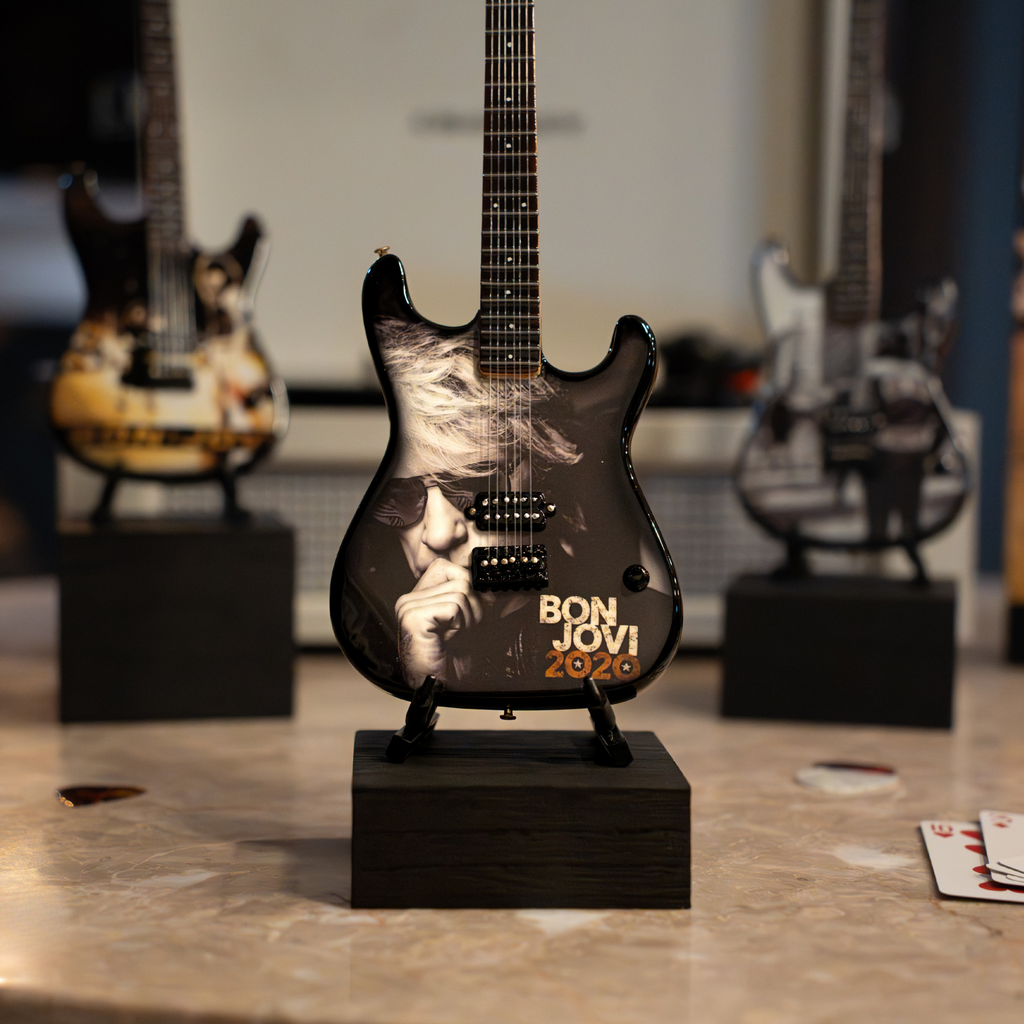 Bon Jovi 2020 Miniature Guitar