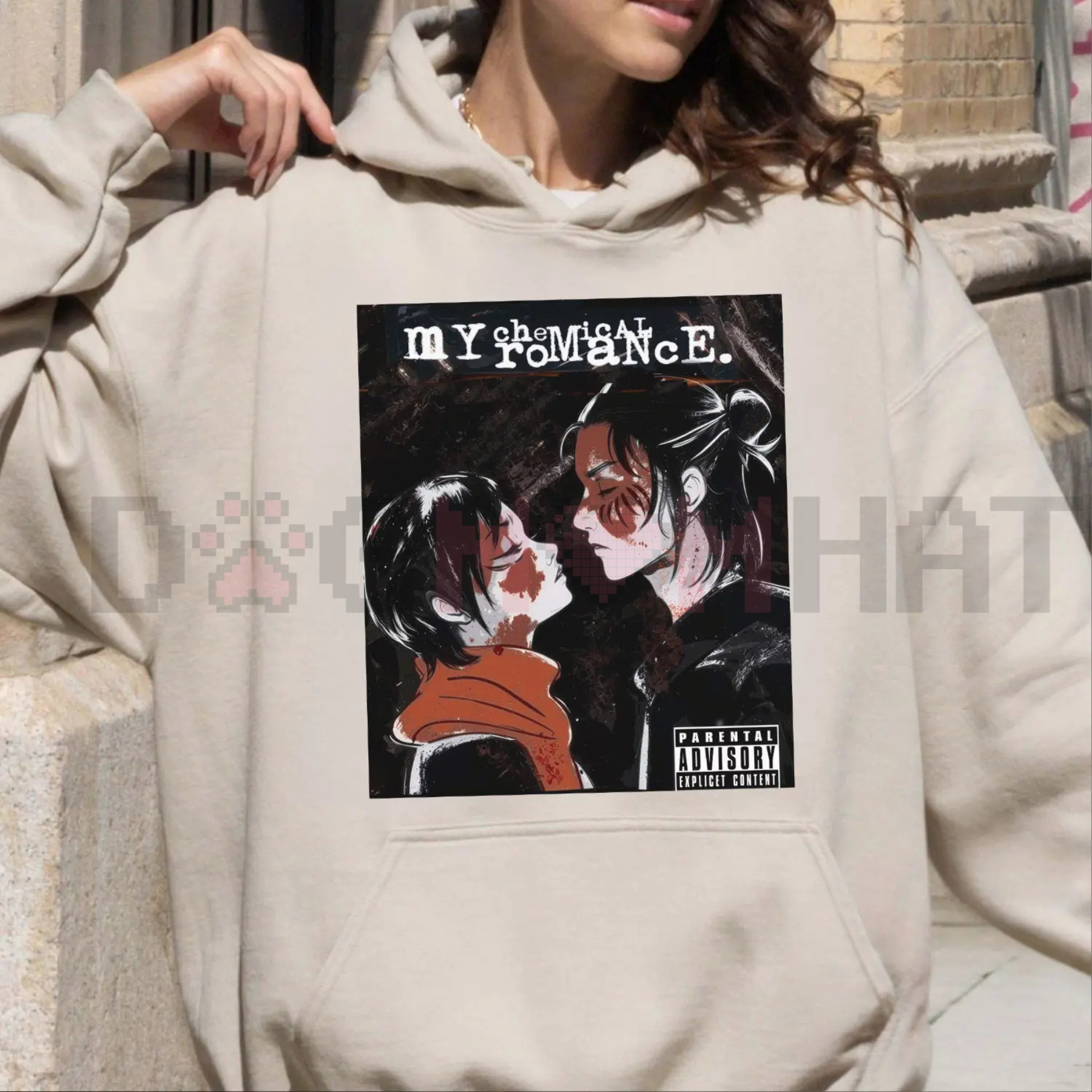 AOT Rock Band Album Cover Hoodie