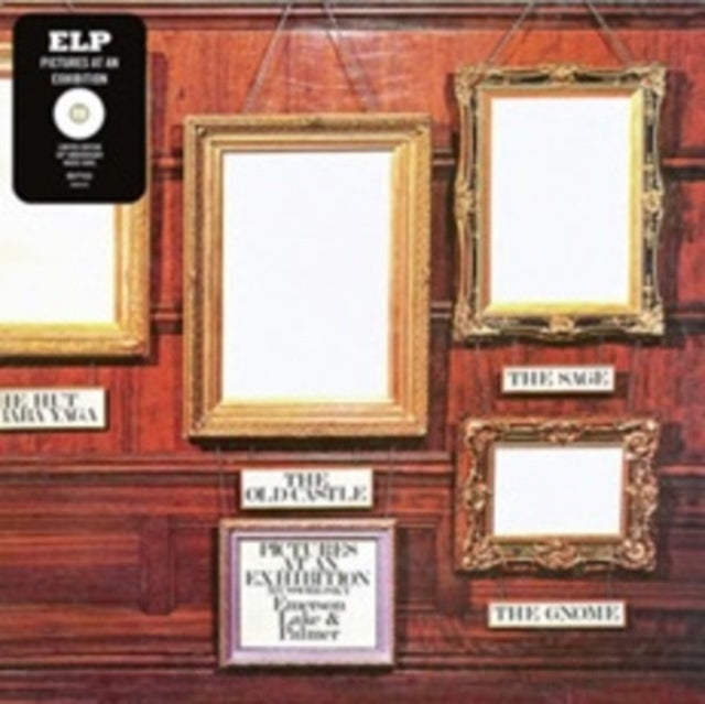 ELP - (Emerson Lake and Palmer) Pictures At An Exhibition (White LP Vinyl)