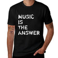Music Is The Answer DJ  Cotton T-Shirt