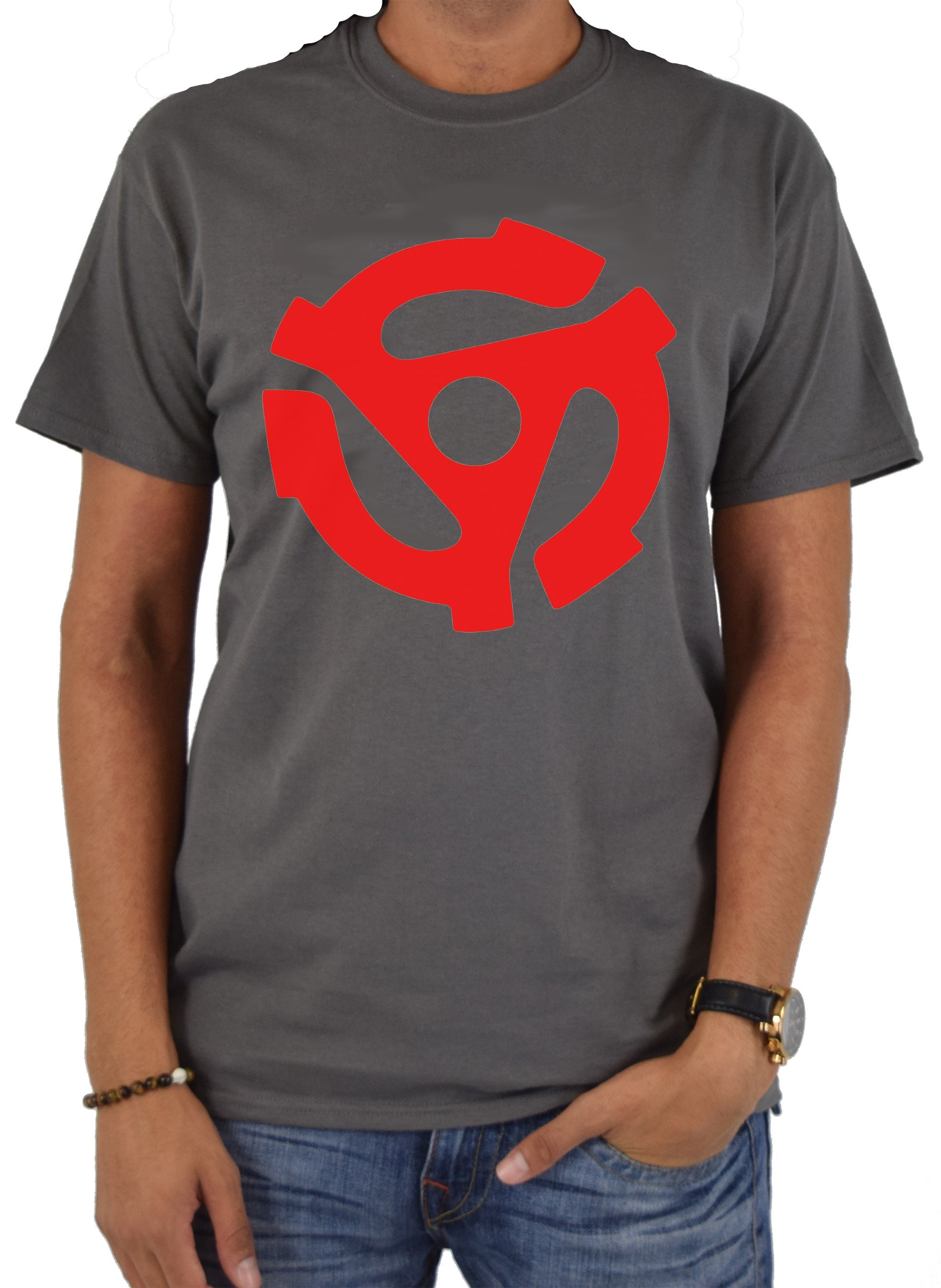 45 Record Spindle Symbol T-Shirt