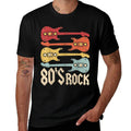 80s Rock Band Guitar Cassette Tape 1980s Vintage 80s Costume  Durable T-Shirt