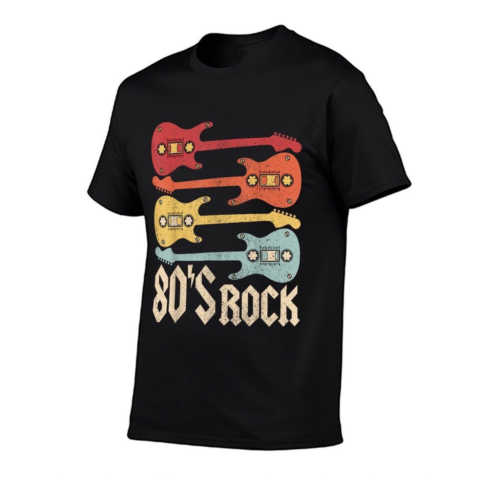 80s Rock Band Guitar Cassette Tape 1980s Vintage 80s Costume  Durable T-Shirt