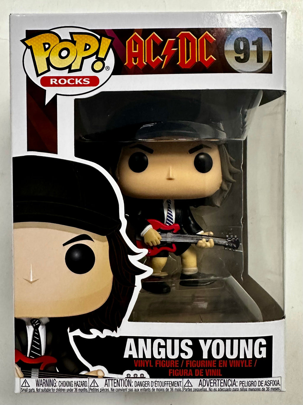 Funko Pop! Rocks Angus Young With Guitar #91 AC/DC 2019 Thunderstruck