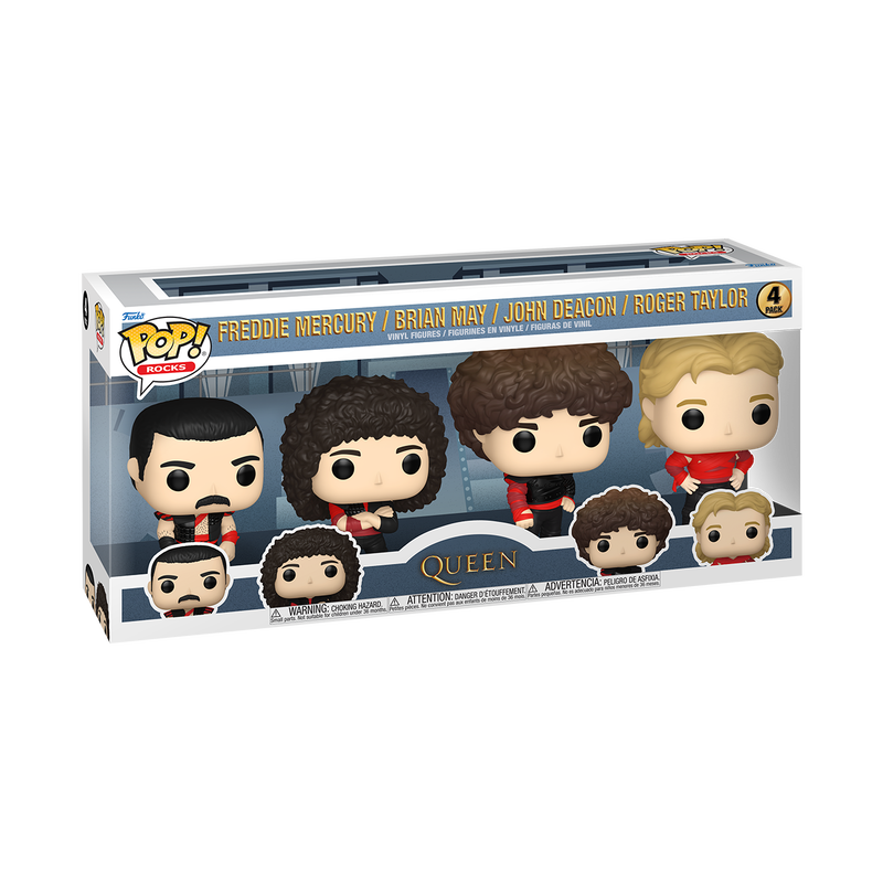 POP! Rocks: Queen- Radio Gaga 4PK