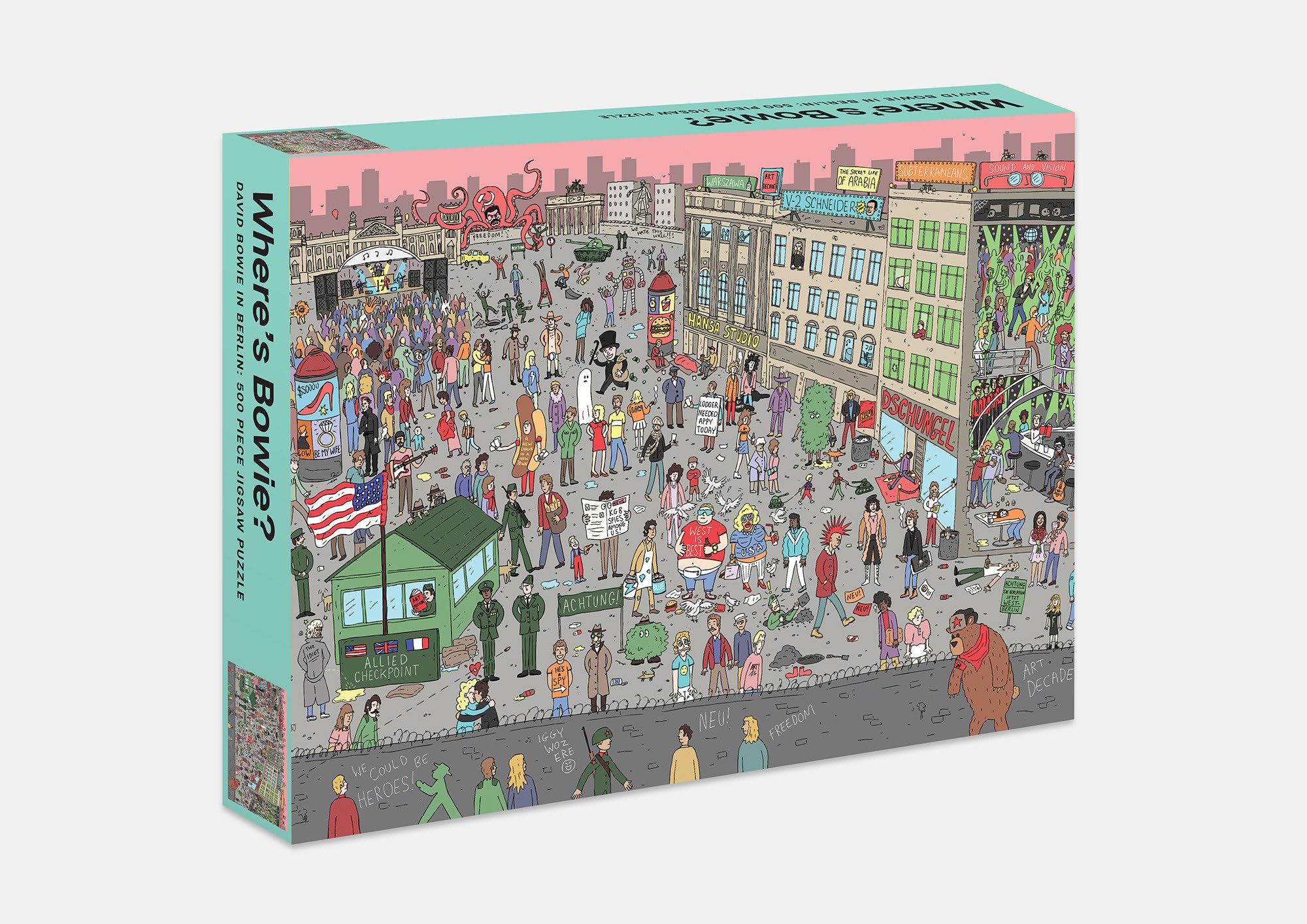Where's Bowie?: David Bowie in Berlin: 500 Piece Jigsaw Puzz