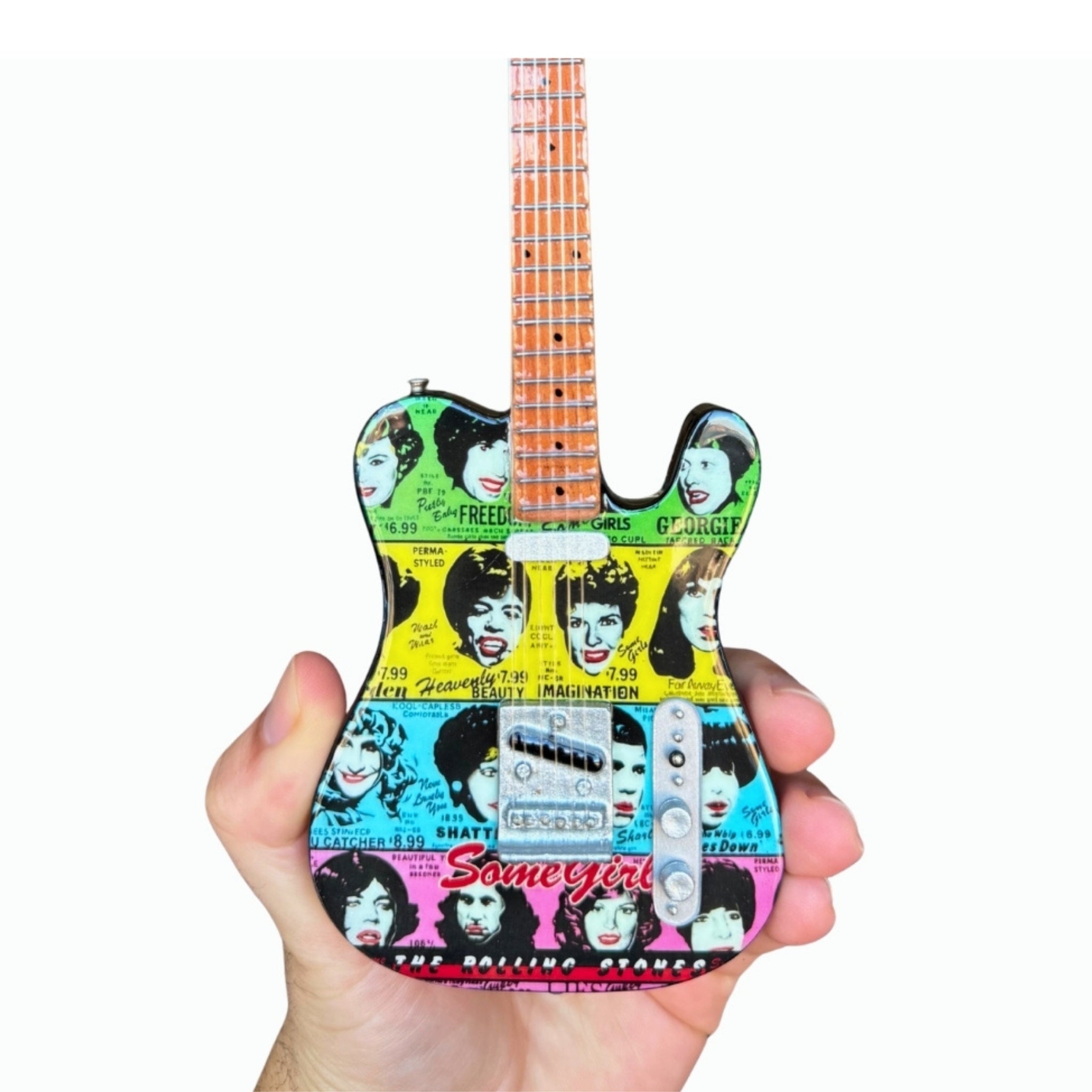 The Rolling Stones "Some Girls" Miniature Guitar