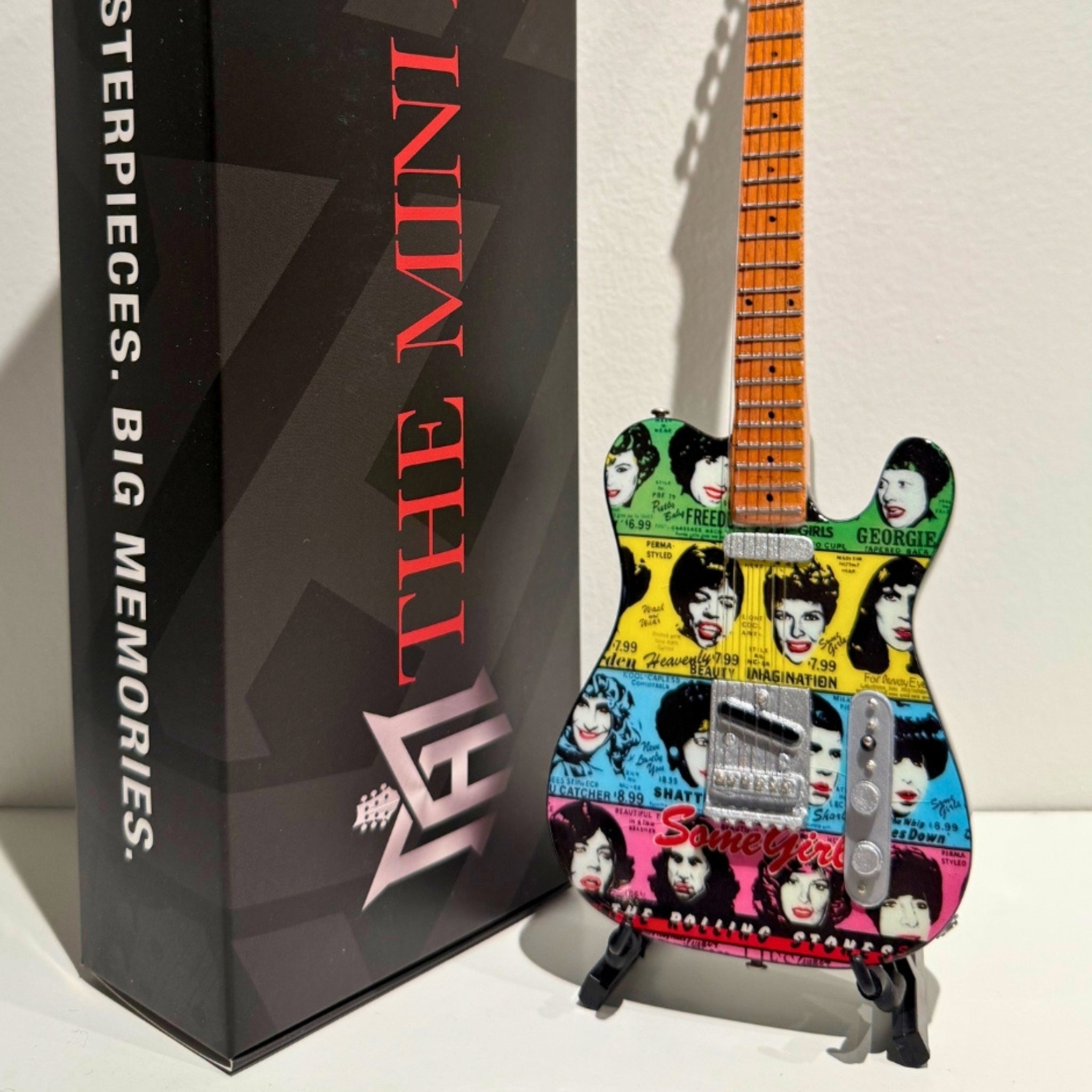 The Rolling Stones "Some Girls" Miniature Guitar