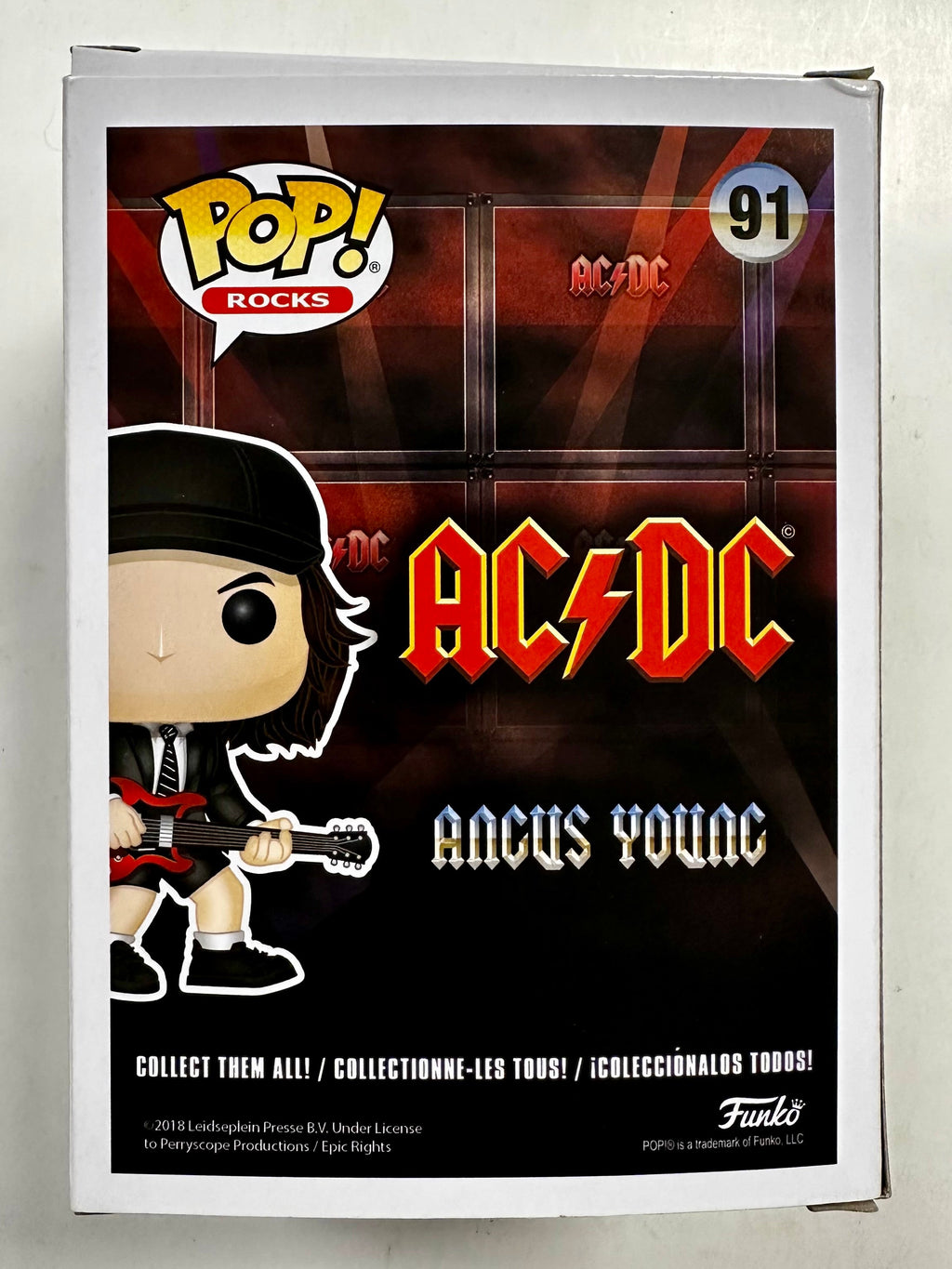 Funko Pop! Rocks Angus Young With Guitar #91 AC/DC 2019 Thunderstruck
