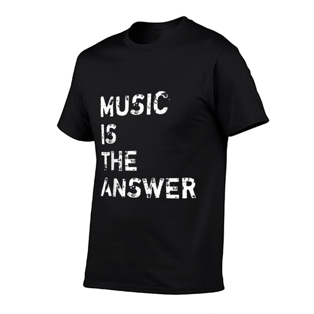 Music Is The Answer DJ  Cotton T-Shirt