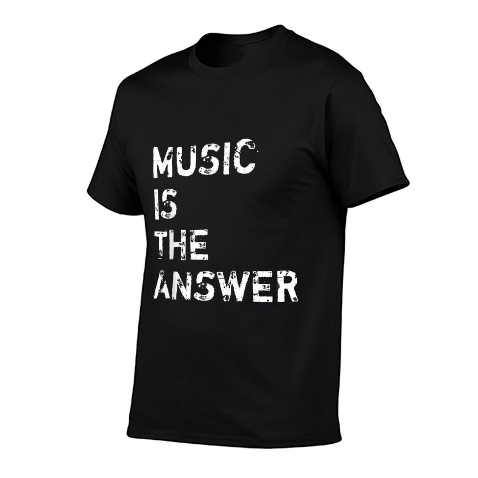 Music Is The Answer DJ  Cotton T-Shirt