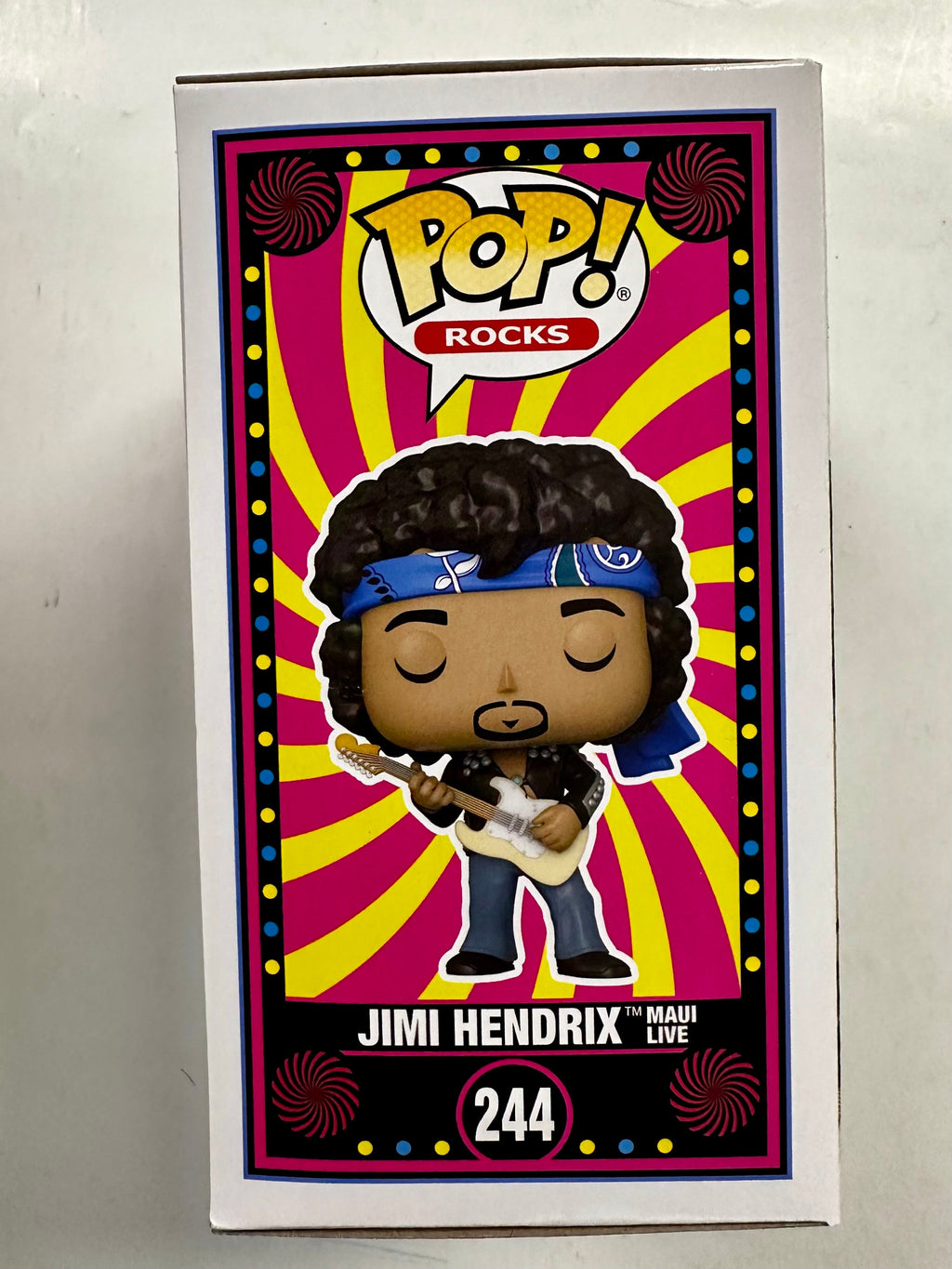 Funko Pop! Rocks Jimi Hendrix (Maui Live) With Guitar #244 Vaulted 2021