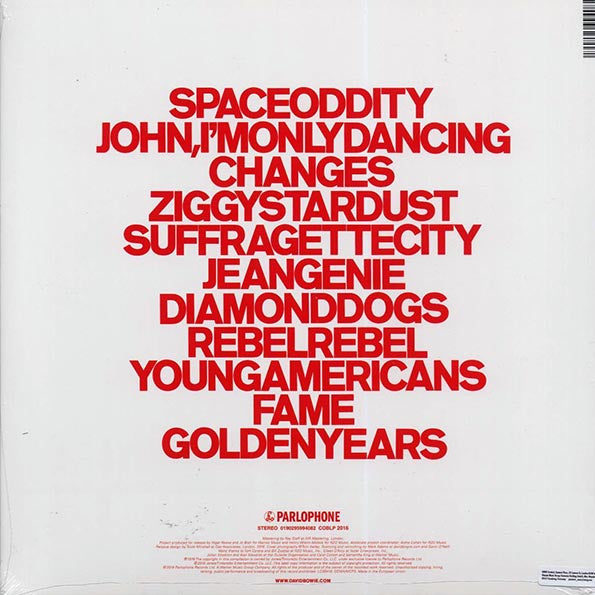 DAVID BOWIE "CHANGES ONE BOWIE"