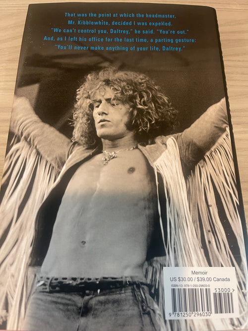 "Roger Daltrey My Story Thanks A Lot Mr Kibblewhite"