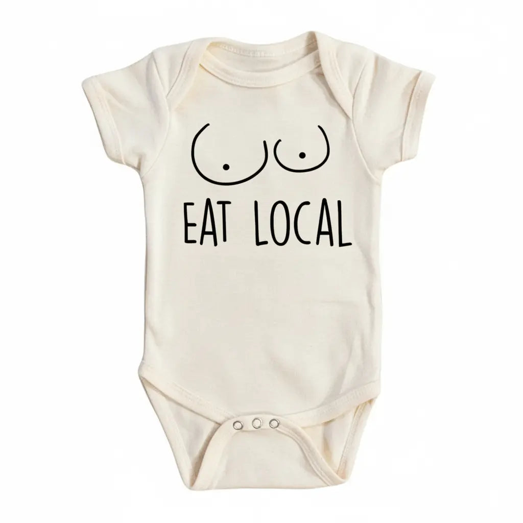 Eat Local Newborn Baby Onesie® Bodysuit