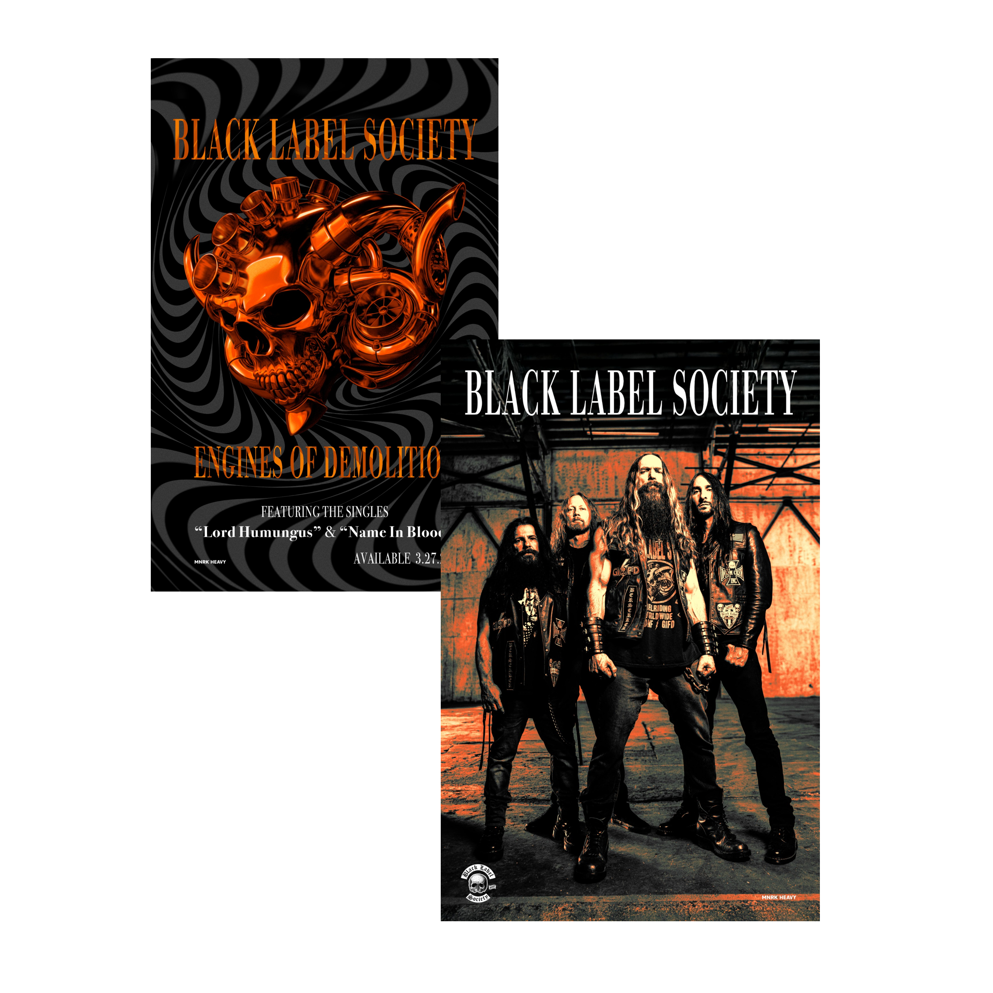 Black Label Society – Engines of Demolition Orange Zoetrope Vinyl