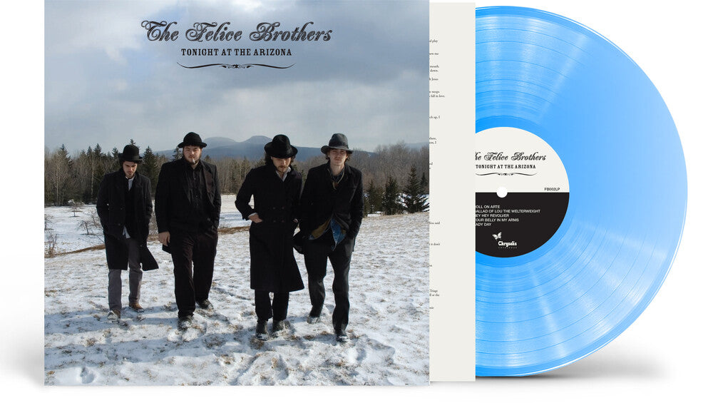 The Felice Brothers – Tonight At The Arizona (Blue LP Vinyl)
