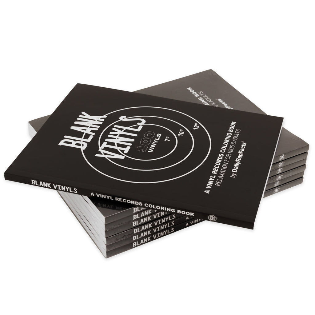 Blank Vinyls: A Vinyl Records Coloring Book