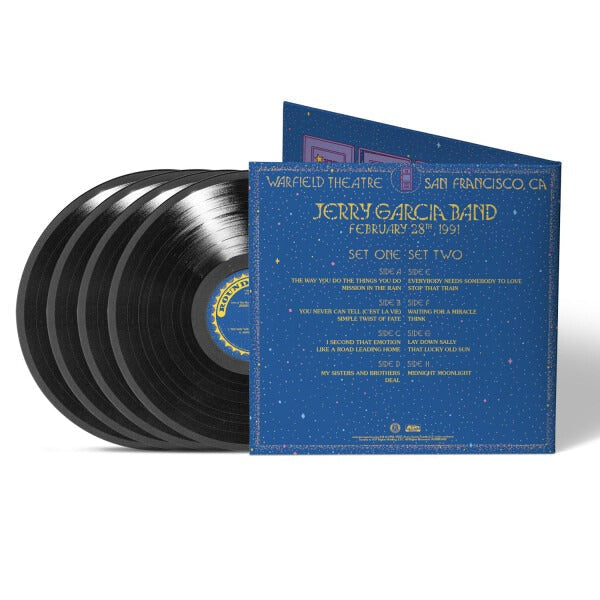 Jerry Garcia – Live At The Warfield: February 28th, 1991 (4-LP Vinyl)