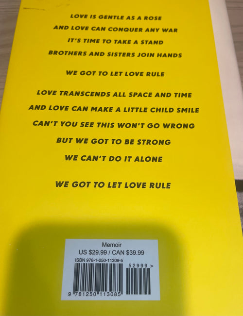 "Let Love Rule" By Lenny Kravitz Book