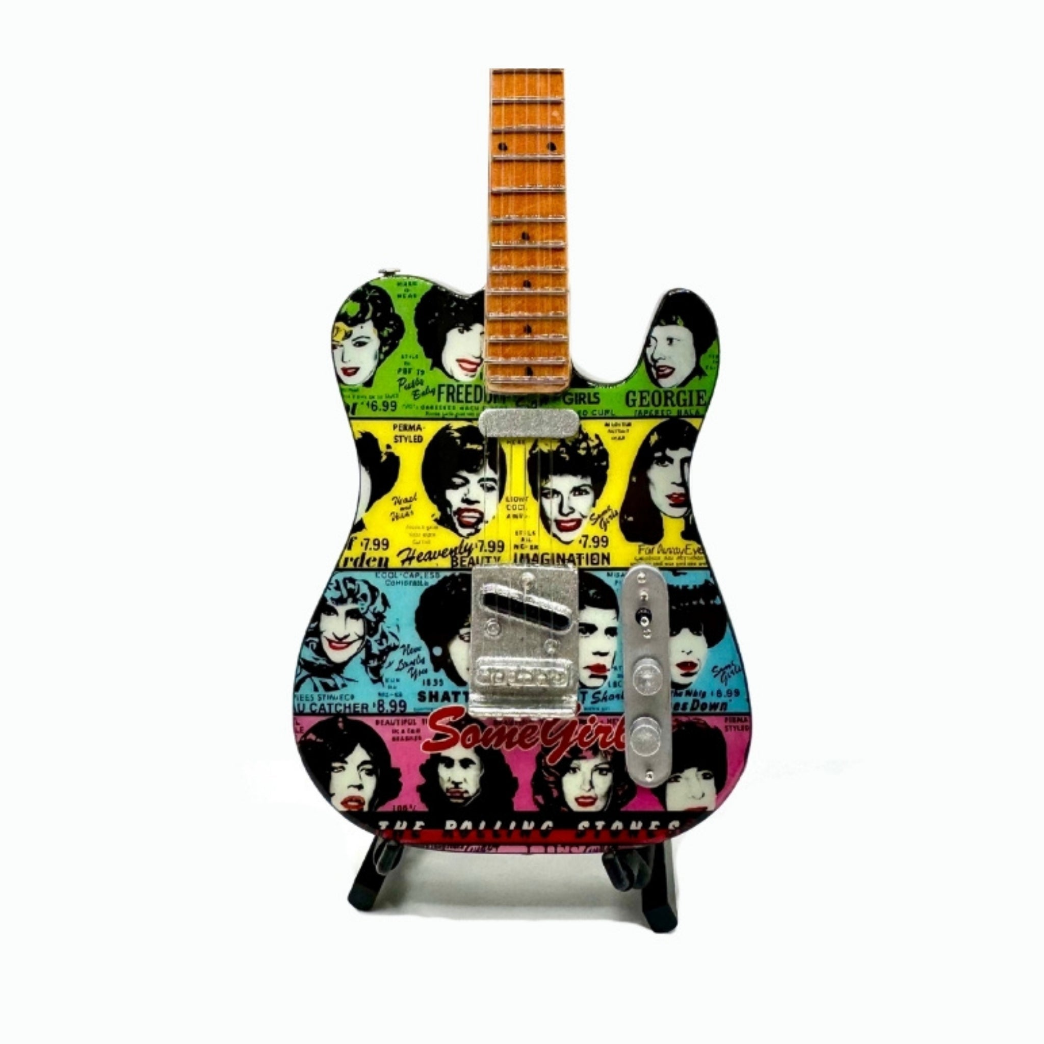The Rolling Stones "Some Girls" Miniature Guitar