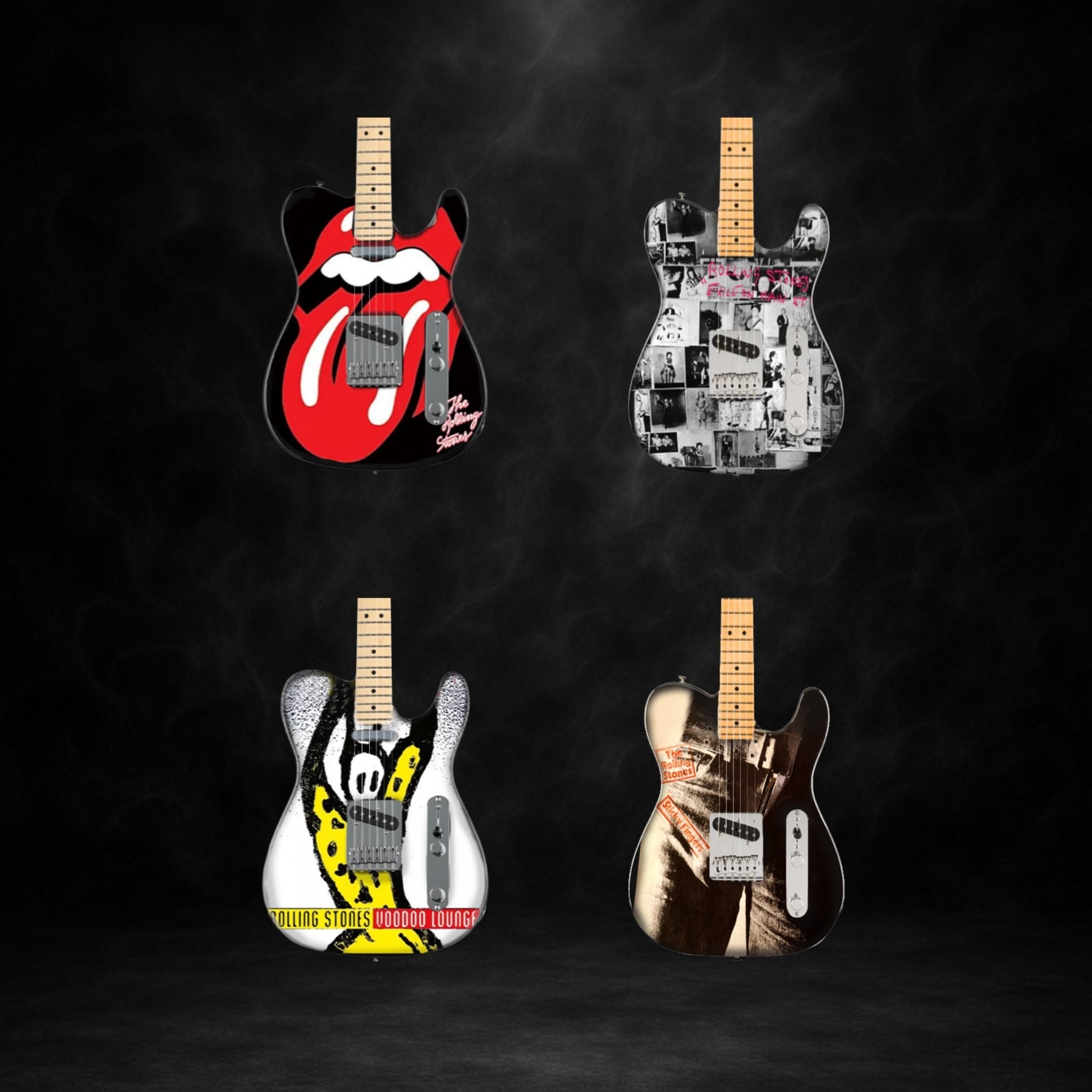 The Rolling Stones Icons Miniature Guitar Set