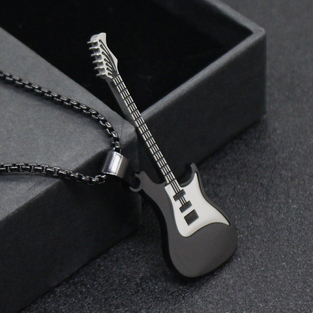 Hip Hop Guitar Punk Rock Band Necklaces