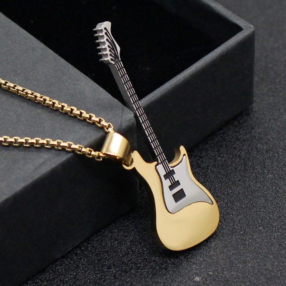 Hip Hop Guitar Punk Rock Band Necklaces