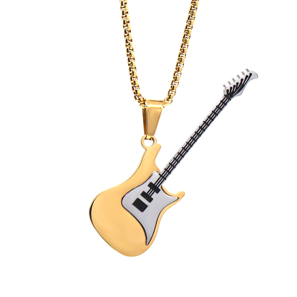 Hip Hop Guitar Punk Rock Band Necklaces