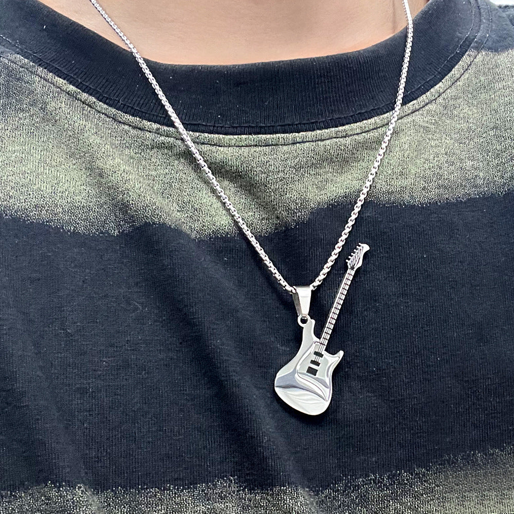 Hip Hop Guitar Punk Rock Band Necklaces