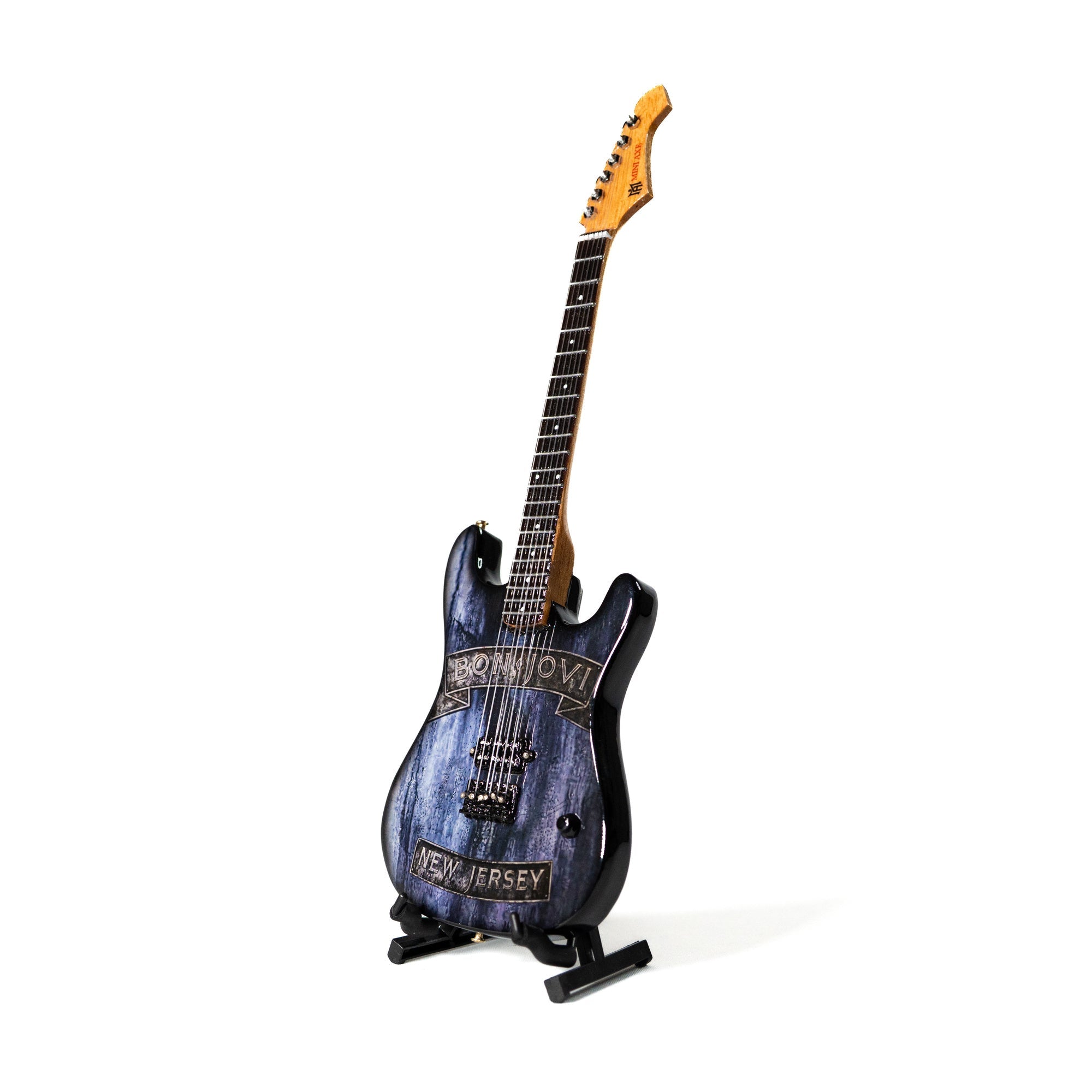 Bon Jovi New Jersey Miniature Guitar