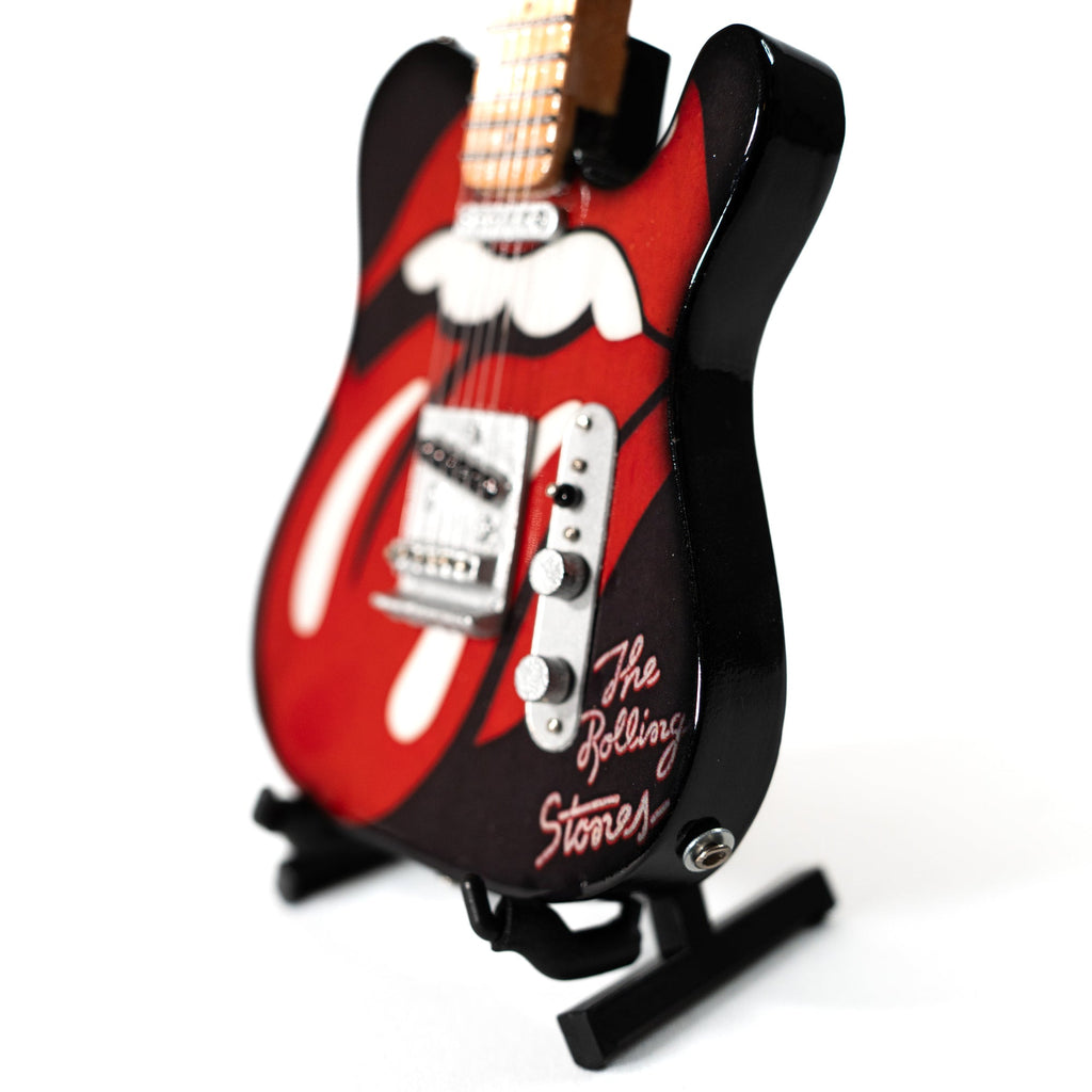 The Rolling Stones "Tongue and Lips" Miniature Guitar