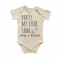 Party My Crib 3Am Newborn Baby Onesie® Bodysuit