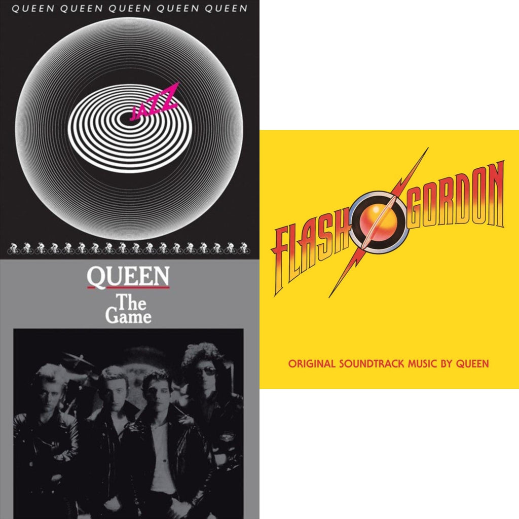QUEEN BUNDLE 3 LP's - Jazz & The Game & Flash Gordon