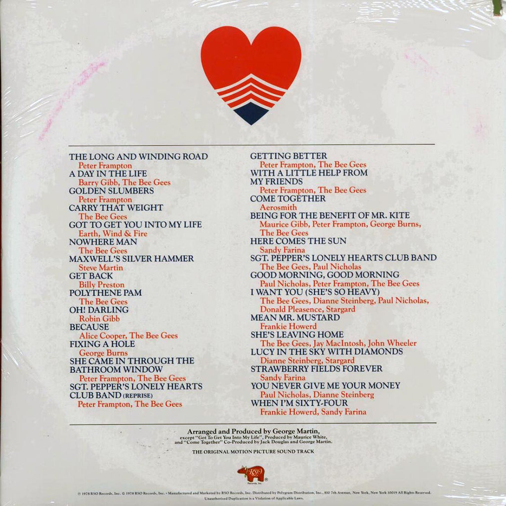 SGT. PEPPERS LONELY HEARTS CLUB BAND SOUNDTRACK