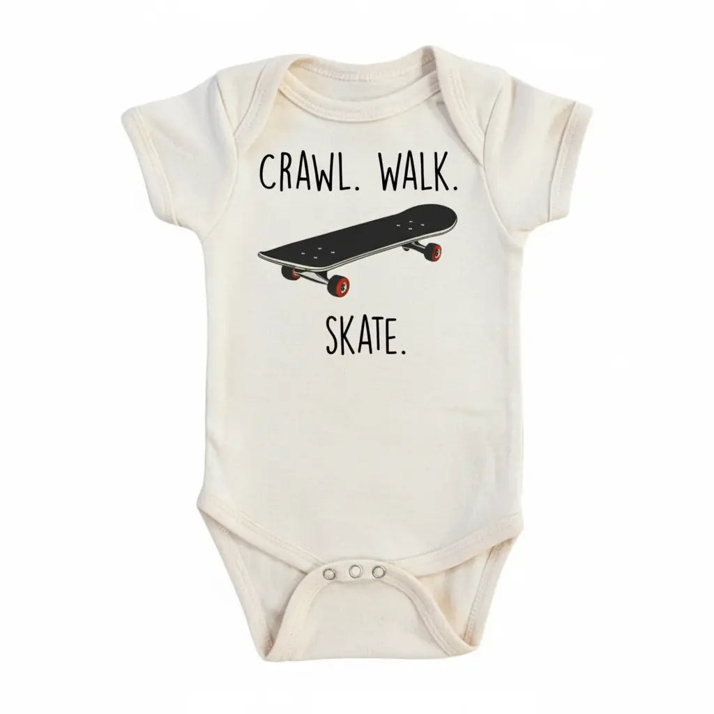 Skateboarding Newborn Baby Onesie® Bodysuit
