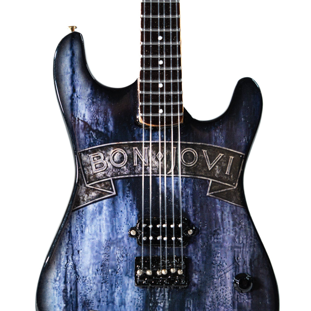 Bon Jovi New Jersey Miniature Guitar