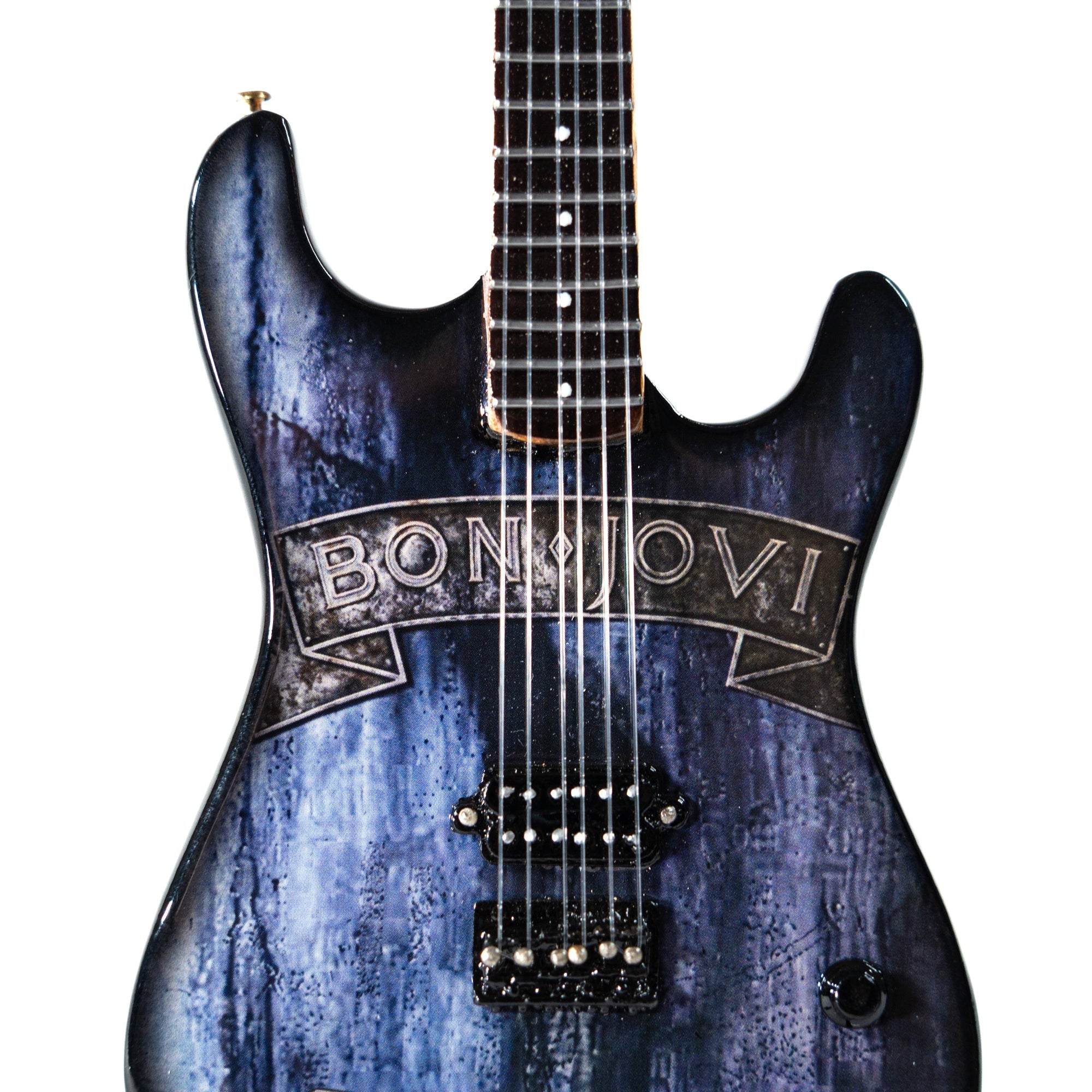 Bon Jovi New Jersey Miniature Guitar